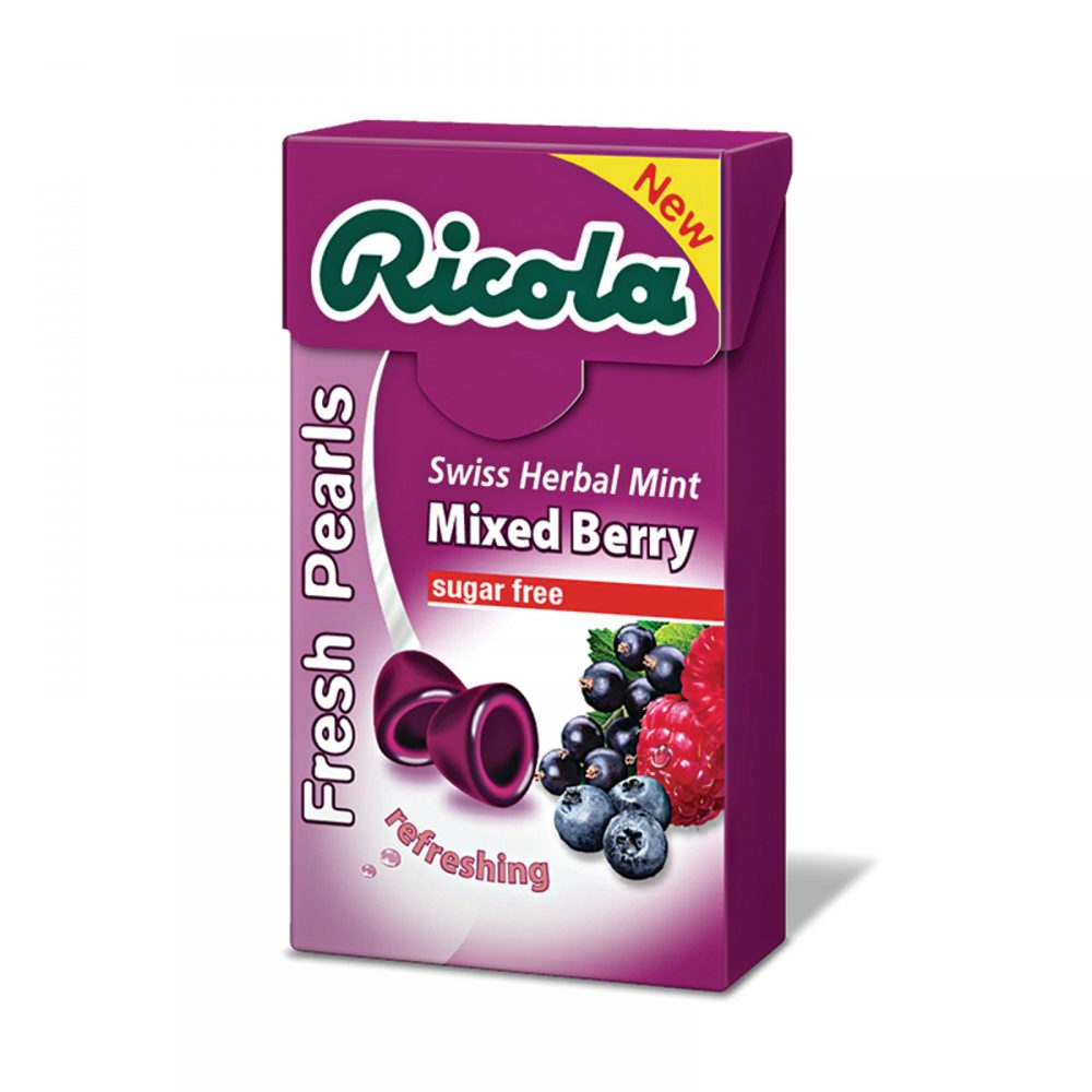 RICOLA PEARL MIXED BERRY 25G The Care
