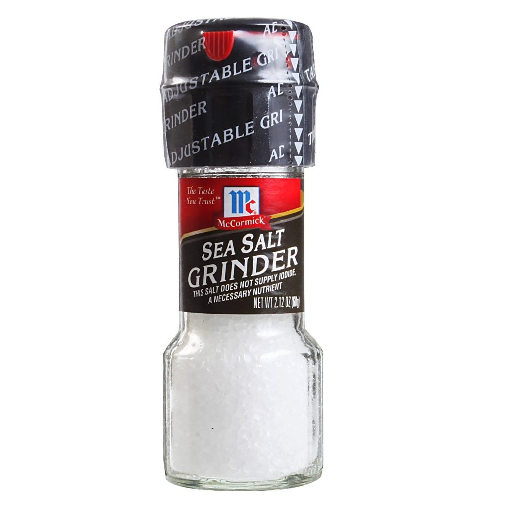 Mccormick Sea Salt Grinder 60g The Care