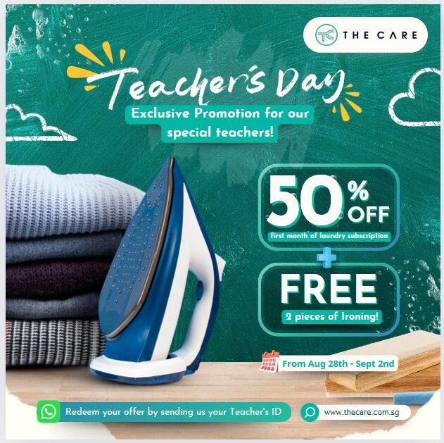 The Care Laundry Teacher's Day Promotion