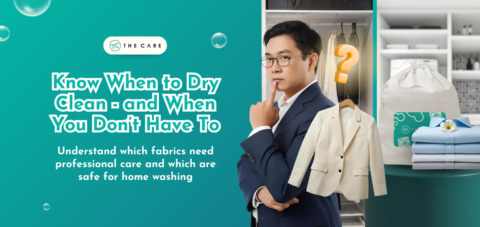 Know When to Dry Clean and When You Don't Have to