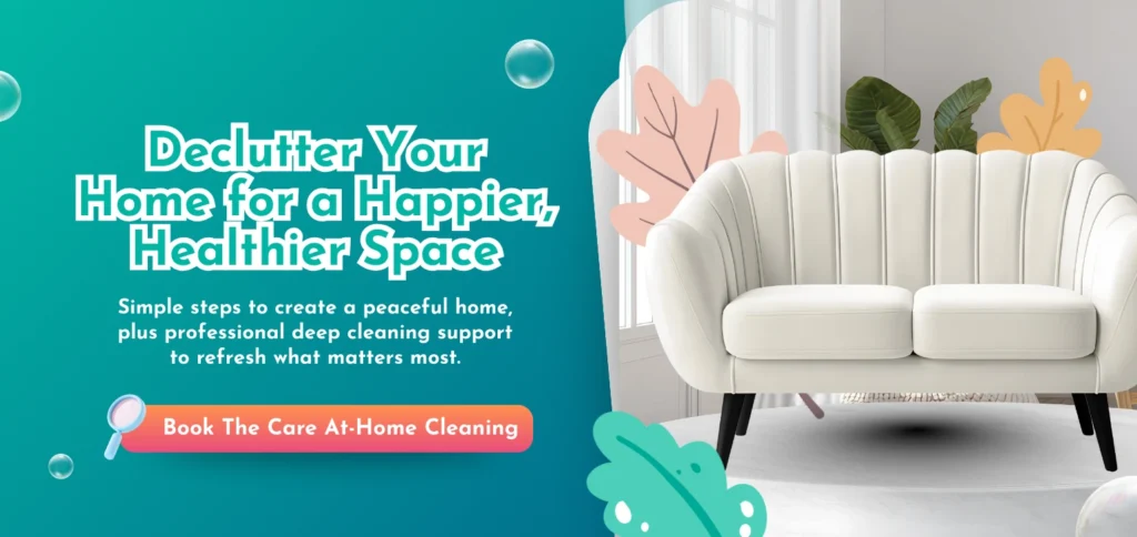 Declutter your home with THe Care Laundry