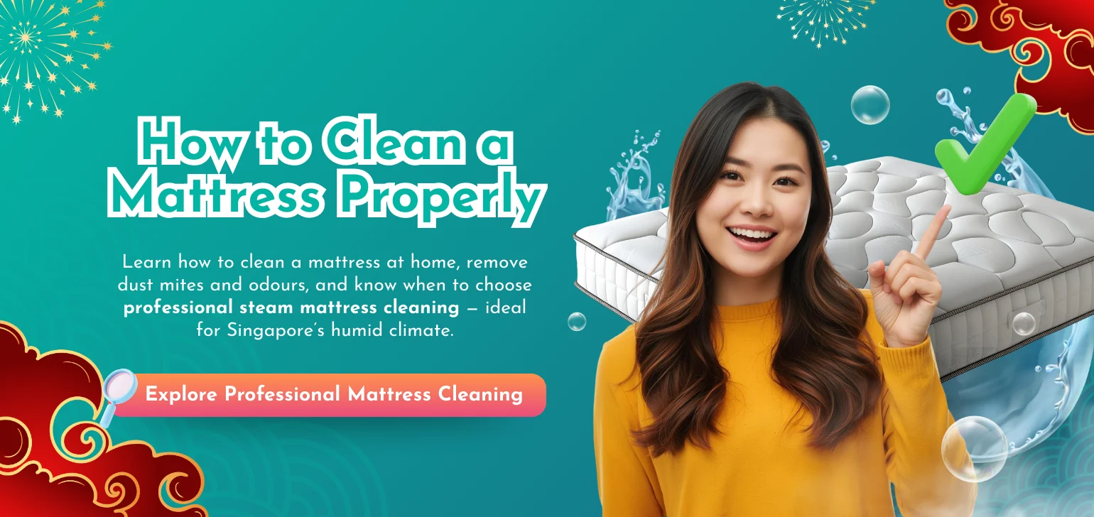 How to Clean a Mattress Properly - At Home Mattress Cleaning Service Singapore
