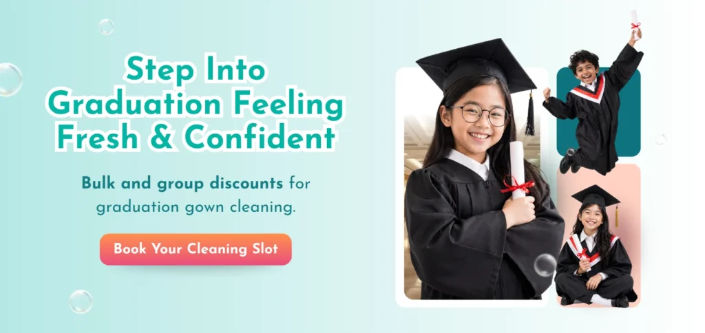 Graduation Gown Cleaning Promotion