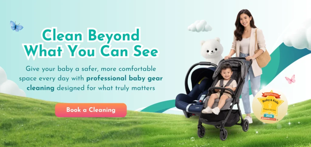 baby gear cleaning