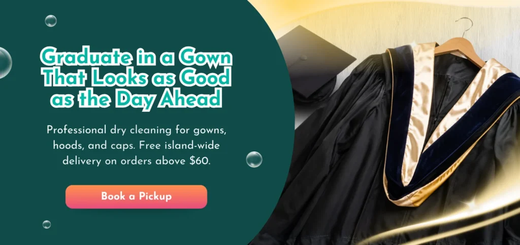 Graduation Gown Dry Cleaning in Singapore