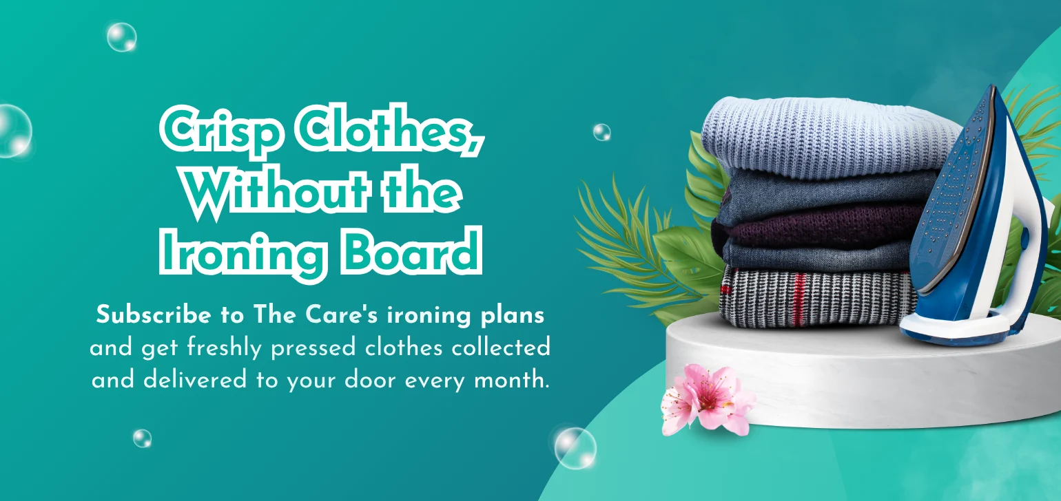 Ironing subscription Singapore - freshly pressed clothes from The Care