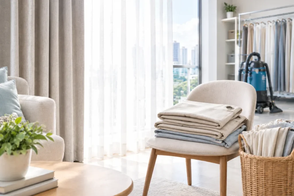 on site curtain cleaning singapore
