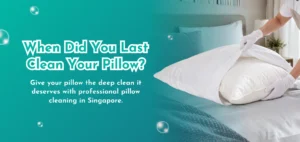 Professional pillow cleaning and dry cleaning service in Singapore