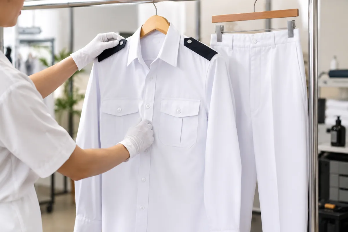 SAF No 1 uniform cleaning and ironing service Singapore