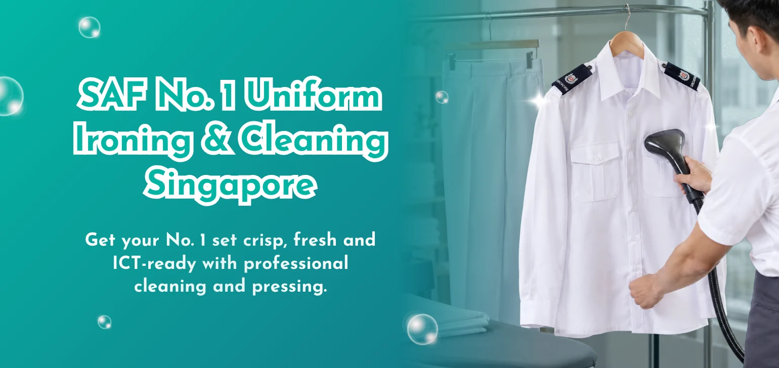 SAF No 1 uniform cleaning and ironing service Singapore