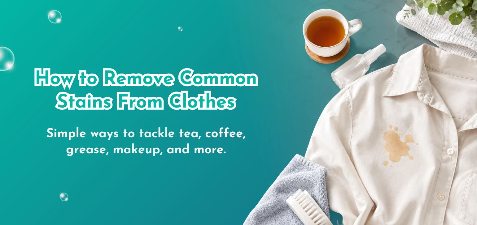 How to Remove Common Stain from Clothes